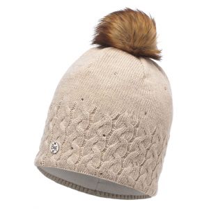 Шапка Buff Knitted & Polar Hat Elie Beige